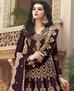 Picture of Pretty Brown Anarkali Salwar Kameez