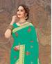 Picture of Well Formed Green Chiffon Saree
