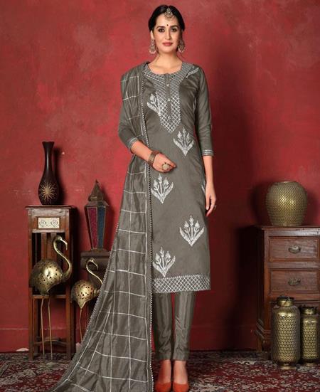 Picture of Sightly Fossile Straight Cut Salwar Kameez