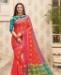 Picture of Well Formed Tomato Red Casual Saree