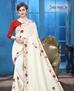 Picture of Marvelous Off White Casual Saree