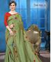 Picture of Ideal Dusty Pista Casual Saree