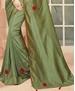 Picture of Radiant Dusty Pista Casual Saree