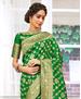 Picture of Enticing Green Silk Saree