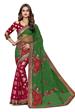 Picture of Lovely Green+pink Designer Saree
