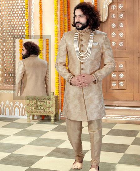 Picture of Magnificent Gold Sherwani