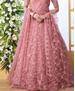 Picture of Comely Pink Party Wear Gown