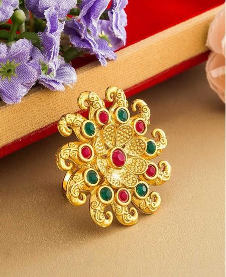 Picture of Magnificent Golden Adjustable Ring