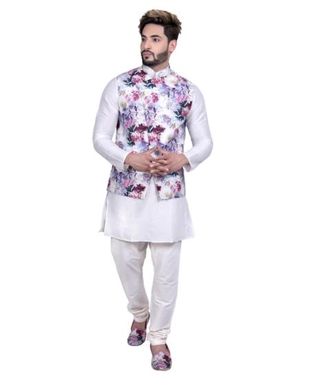 Picture of Bewitching Off White Kurtas