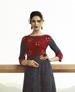 Picture of Stunning Navy Blue & Red Kurtis & Tunic