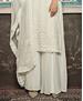 Picture of Good Looking White Straight Cut Salwar Kameez
