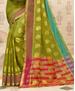 Picture of Nice Mehendi Green Casual Saree