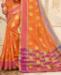 Picture of Good Looking Orange Casual Saree