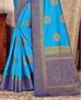 Picture of Classy Sky Blue Casual Saree