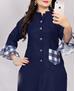 Picture of Comely Navy Blue Kurtis & Tunic