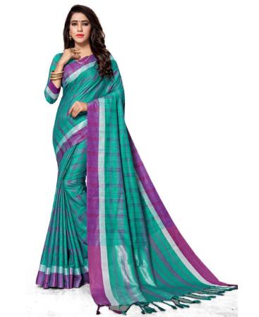 Picture of Stunning Sea Green Casual Saree