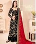Picture of Admirable Black Straight Cut Salwar Kameez
