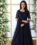 Picture of Excellent Navy Blue Party Wear Gown