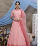Picture of Resplendent Pink Party Wear Gown