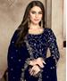 Picture of Splendid Blue Anarkali Salwar Kameez