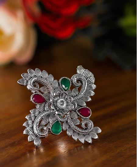 Picture of Bewitching Silver Adjustable Ring