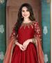 Picture of Stunning Red Anarkali Salwar Kameez