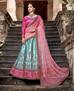 Picture of Comely Sky Blue Lehenga Choli