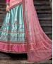 Picture of Comely Sky Blue Lehenga Choli