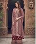 Picture of Superb Dusty Pink Straight Cut Salwar Kameez