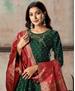 Picture of Charming Green Readymade Gown