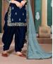 Picture of Appealing Royal Blue Patiala Salwar Kameez