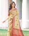 Picture of Good Looking Cream Casual Saree