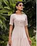 Picture of Nice Pastel Pink Party Wear Gown