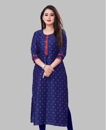 Buy Alluring Navy Blue Color Full Stitched Rayon Embroidered Work Designer  Plazo Salwar Suit For Function Wear