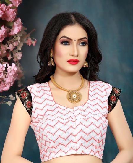 Picture of Radiant Red Designer Blouse