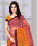 Picture of Grand Red & Mustard Casual Saree