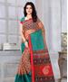 Picture of Sightly Blue & Turquoise Casual Saree