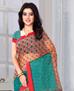 Picture of Sightly Blue & Turquoise Casual Saree