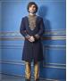 Picture of Radiant Navy Blue Sherwani