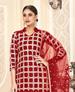 Picture of Admirable Red Straight Cut Salwar Kameez