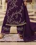 Picture of Charming Purple Straight Cut Salwar Kameez