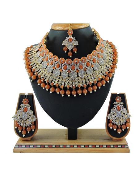 Picture of Good Looking Brown Necklace Set