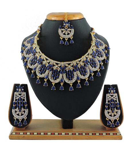 Picture of Well Formed Blue Necklace Set