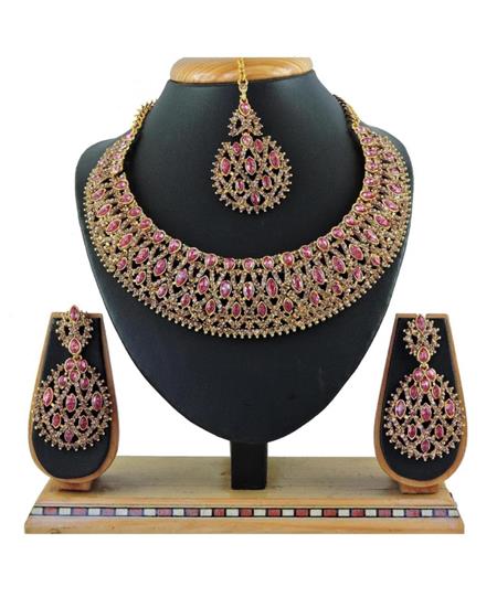 Picture of Pleasing Pink Necklace Set
