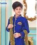 Picture of Exquisite Royal Blue Kids Kurta Pyjama