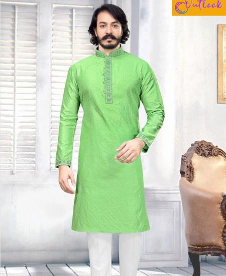 Picture of Bewitching Parrot Green Kurtas