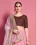 Picture of Appealing Baby Pink Lehenga Choli