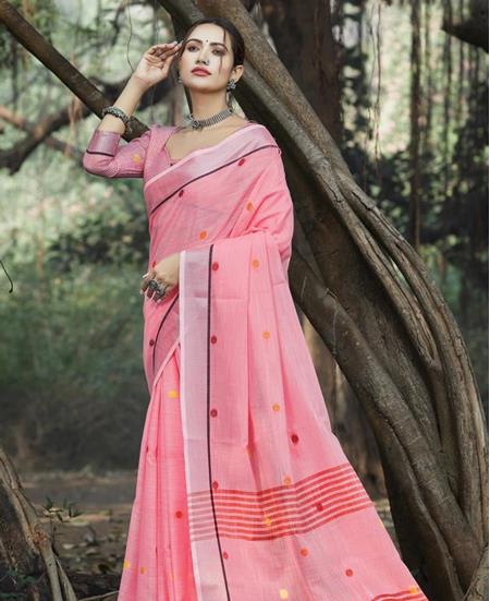 Picture of Sublime Pink Casual Saree