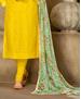 Picture of Taking Yellow Straight Cut Salwar Kameez
