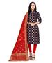 Picture of Admirable Blue Straight Cut Salwar Kameez